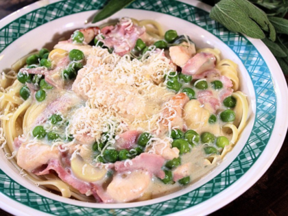 Fettuccine a Parisiense