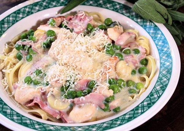 Fettuccine a Parisiense